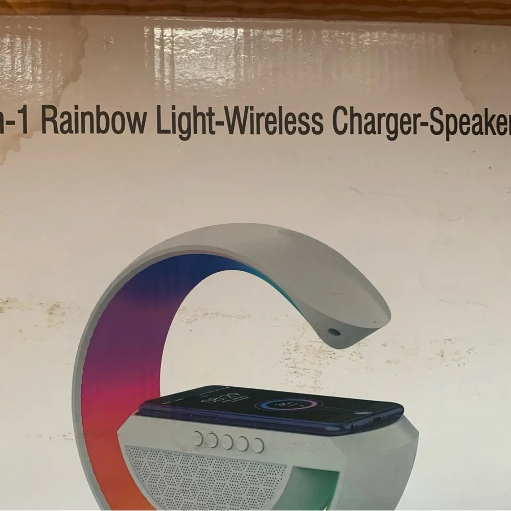 NEW in BOX - Delxo Wireless Speaker with Phone Charger